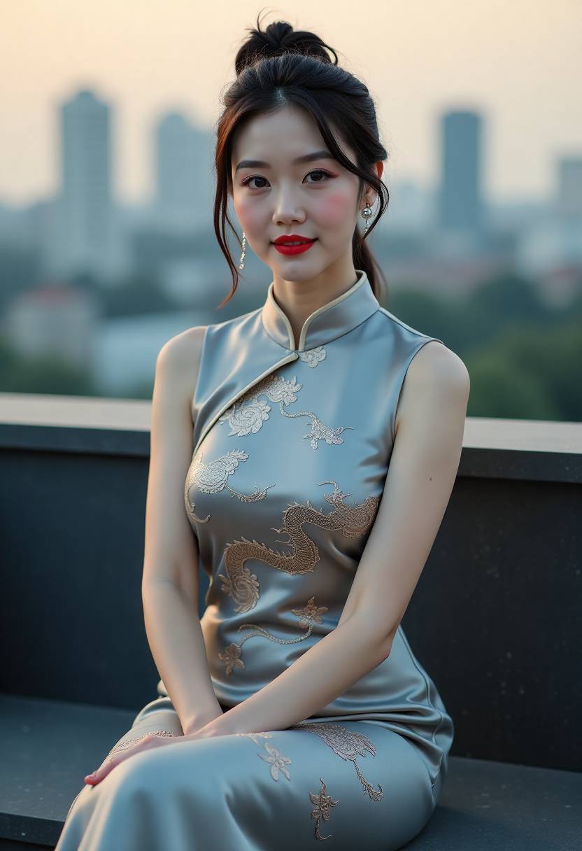 村庄里的中国海报